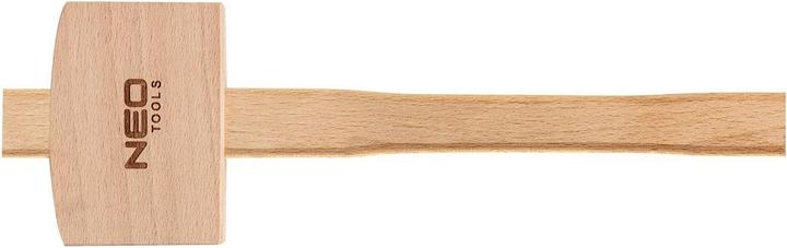 Actual product image Neo medinis plaktukas (Medinis plaktukas 315g, 100x70x46 mm, ilgis 320 mm) (300 g)