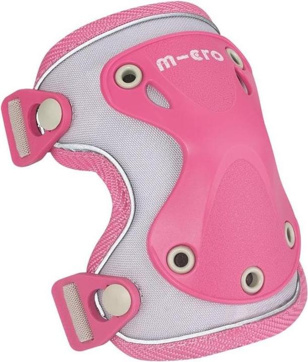 Immagine prodotto Micro Ginocchiere/gomitiere riflettenti Rosa S (S, Ginocchiera, Protettori gomito, Esemplare unico)