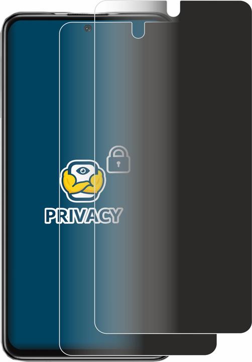Actual product image BROTECT Anti-spy privacy film Blue light protection film (2 Piece, Xiaomi Poco M4 Pro 5G)