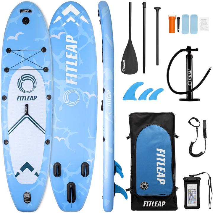 Produktbild Fitleap Premium Stand Up Paddle Board aufblasbar - SUP Board Set (10'5")