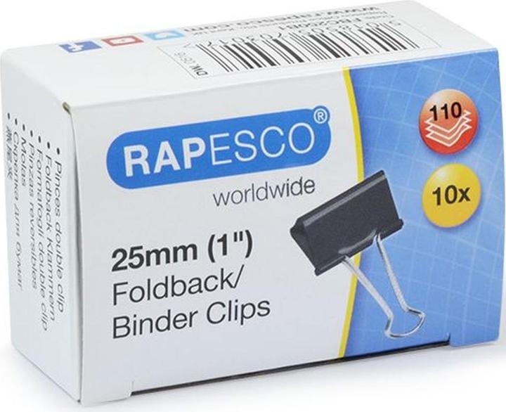 Immagine prodotto Rapesco Clip a scomparsa, larghezza: 25 mm, nero (1 x)