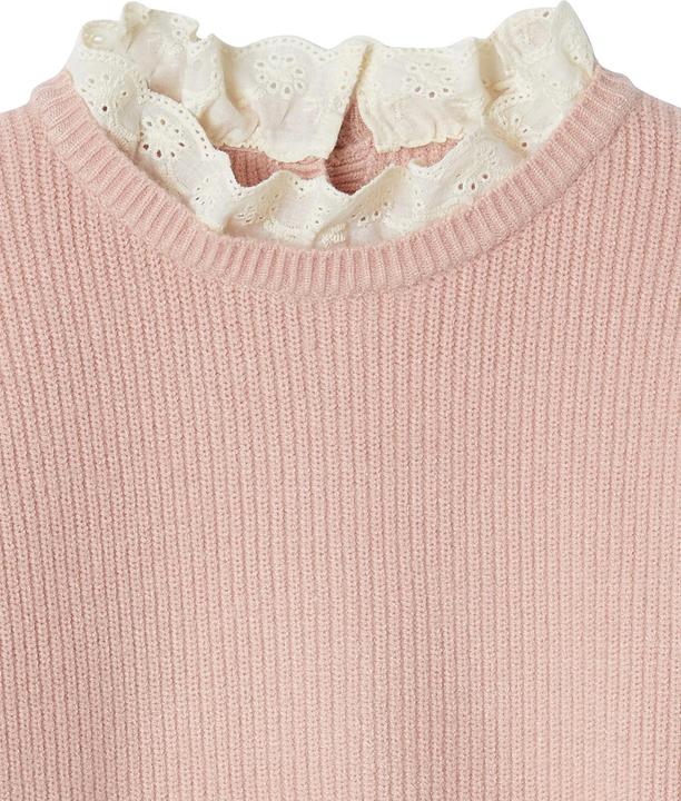 Immagine prodotto Vertbaudet Mädchen Pullover mit Volantkragen, Capsule Collection MAMA, TOCHTER & BABY Oeko-Tex (110)