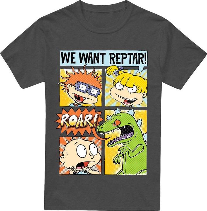 Image du produit Rugrats - T-shirt WE WANT REPTAR! - Adulte (XL)