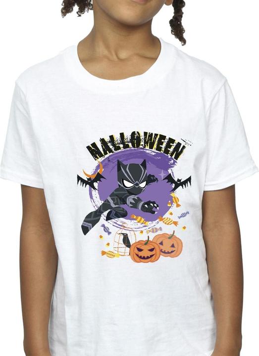 Image du produit - T-shirt BLACK PANTHER HALLOWEEN - Fille (140, 146)