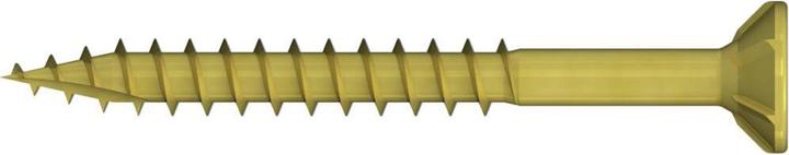 Actual product image Reisser R2 Chipboard screws, flat countersunk head, PZ, partial thread, 5.0 x 80, steel, galvanised, (200 Screws per piece)