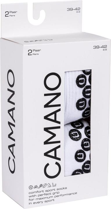 Actual product image Camano Sports socks with grip Extra strong Anti-slip Football socks Tennis socks Sweat-absorbing Perfect (35, 38)