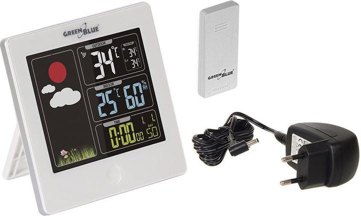 Immagine prodotto Greenblue Stazione meteorologica Wireless DCF GB521W Radio Igrometro