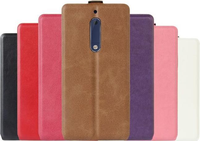 Actual product image MU Classic Crazy Horse Leather Cover (Nokia 5)