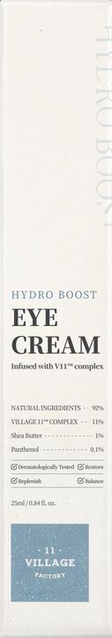 Produktbild Village 11 Factory Hydro boost eye cream (Crème, 25 ml)