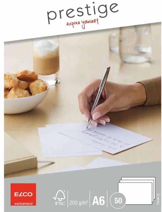 Elco Writing cards Prestige (A6, 200 g/m², 50 x)