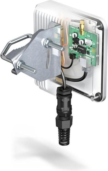 Produktbild Quwireless A140I - QuMini für Teltonika TRB140 - Gehäuse mit integrierten Multiband-LTE-Omni-Antennen (Antennenadapter)
