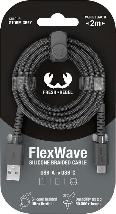 Produktbild Fresh'N Rebel 231893 USB-A to USB-C Kabel 2m (2 m, 12 W)
