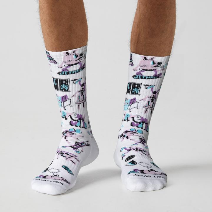 Produktbild Jimmy Lion socken athletic - jethro pattern (41 - 46)