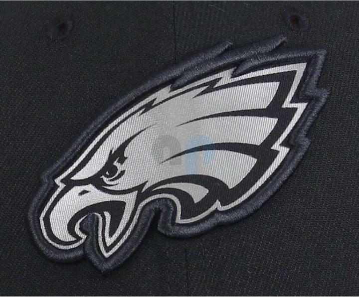 Actual product image New Era NFL - Philadelphia Eagles - Grey Collection 39Thirty Cap Black SM (54, 55, 56, 57)