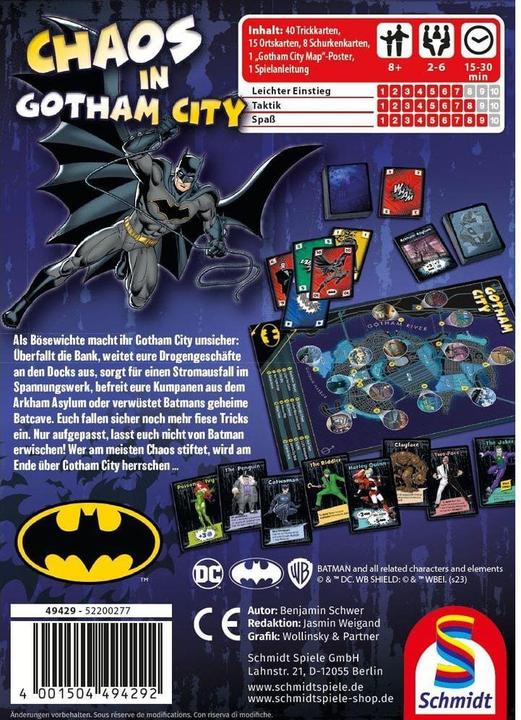 Actual product image Schmidt Spiele Batman Chaos City (German)