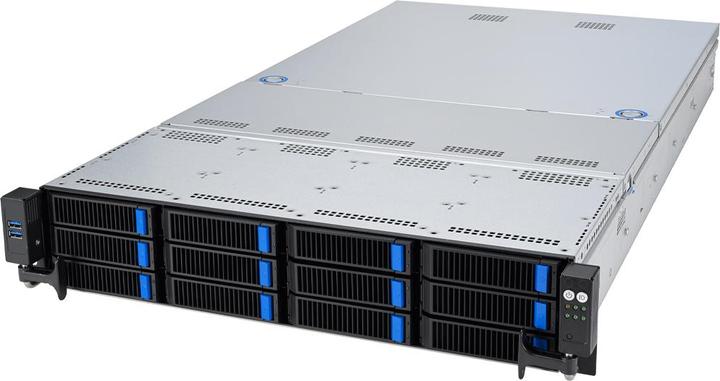 Produktbild ASUS Server RS521A-E12-RS12U/1G/1.6kW/12NVMe/FAN/RH/OCP/GPU