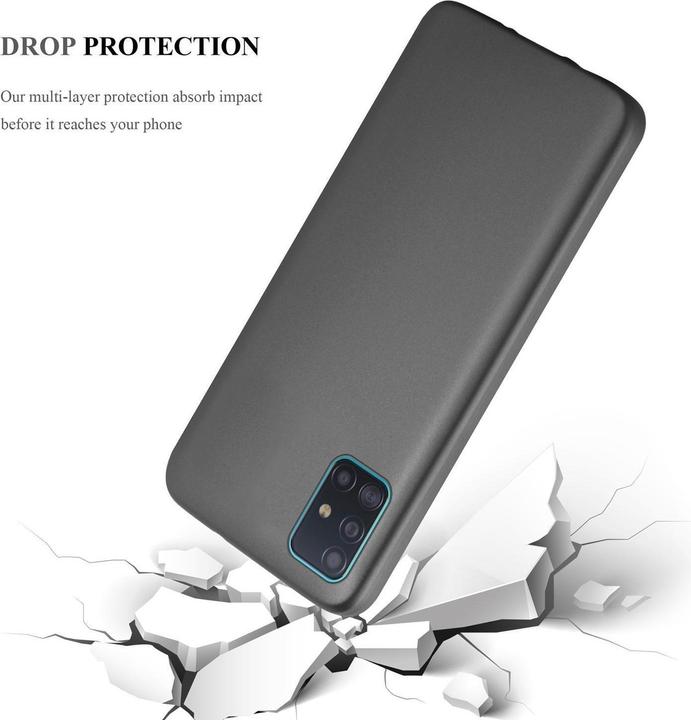 Actual product image Cadorabo TPU Matt Metallic Cover (Samsung Galaxy A71 5G)