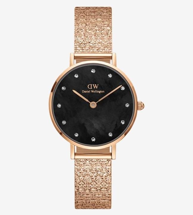 Image du produit Daniel Wellington Classic Petite Lumine Pressed Piano Rose Gold Black (Montre analogique, 28 mm)