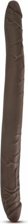 Image du produit Blush Dr. Skin â Double gode réaliste avec ventouse 40,6 cm â Chocolat
