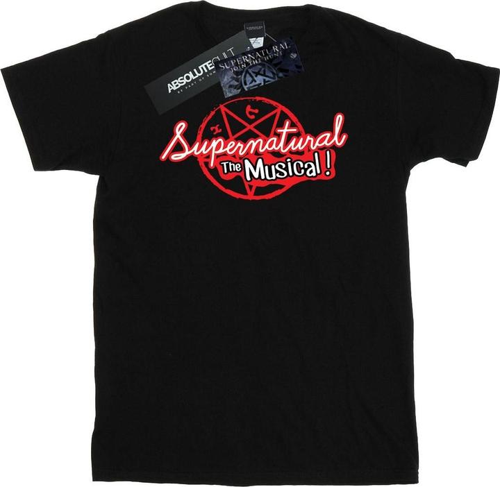 Actual product image Supernatural Womens/Ladies The Musical Cotton Boyfriend T-Shirt (M)
