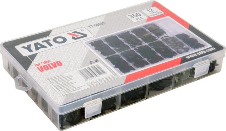 Produktbild Yato KFZ/Auto Befestigung Clips Sortiment Box 350tlg. VOLVO ( YT-06655)