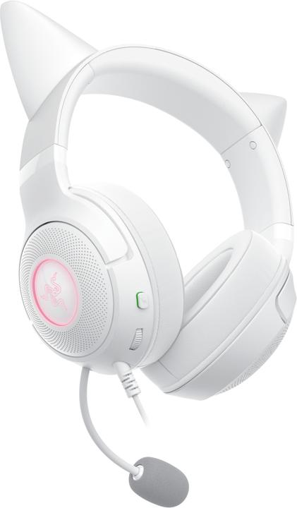 Actual product image Razer Kraken Kitty V2 - White (Cable)