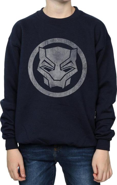 Image du produit - Sweat BLACK PANTHER DISTRESSED ICON - Garçon (152, 158)
