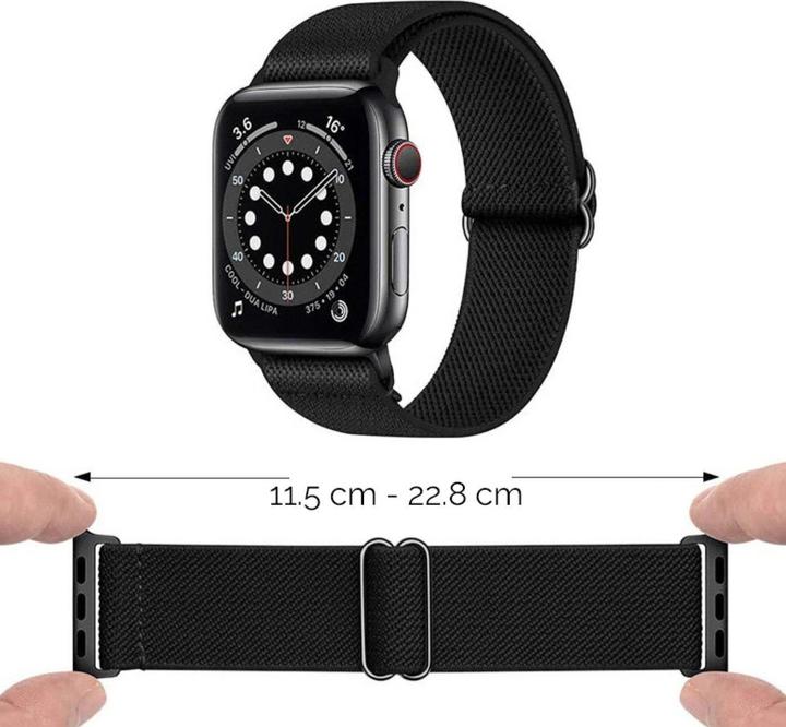 Produktbild PhoneLook Sportliches elastisches Nylonarmband, verstellbar, weich, waschbar 42mm / 44mm / 45mm (42 mm, 44 mm, 45 mm, Stoff)