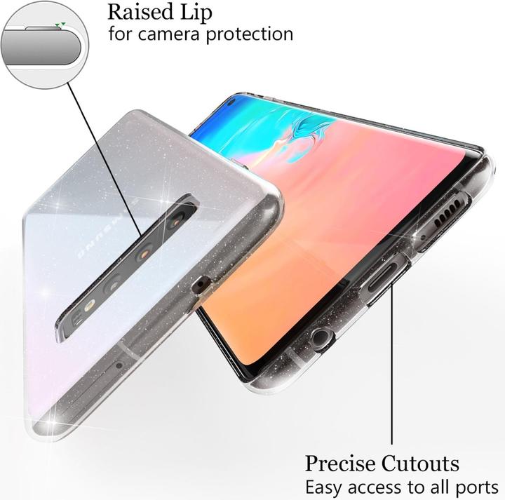 Immagine prodotto Nalia Custodia per cellulare Glitter (Samsung Galaxy S10+)
