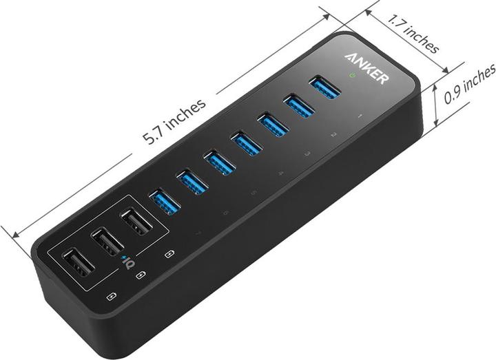 Actual product image Anker A7505312 (USB-B, 7 ports)