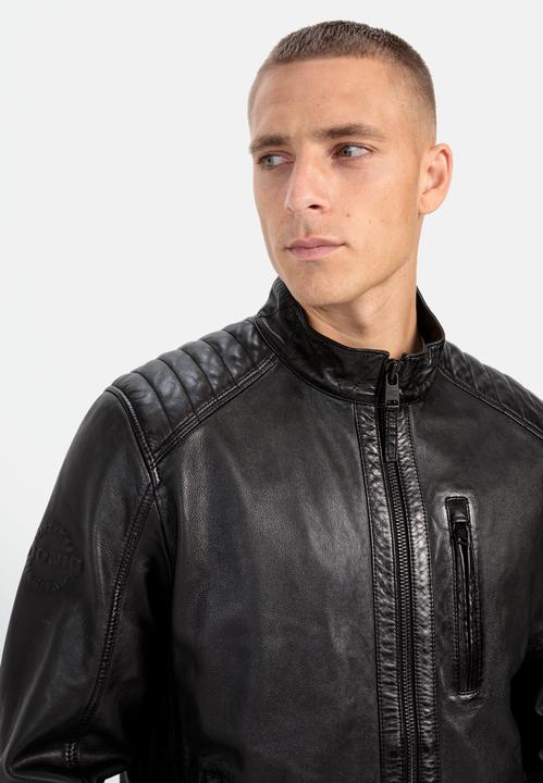 Produktbild Camel Active Lederjacke mit Stehkragen (52)