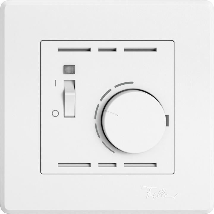 Feller Raumthermostat mit Schalter, Edizio.Liv