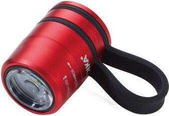 Troika ECO RUN Taschenlampe mit LED-Licht, 3 Leuchtfunktionen, inkl. Ladekabel, rot (3.60 cm)