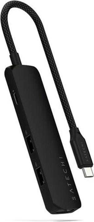 Immagine prodotto Satechi Hub multiplo Slim 4 nero (USB-C, 4 Porti)