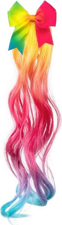 Actual product image Boland Regenbogen Haar-Extensions - für Fasching Karneval