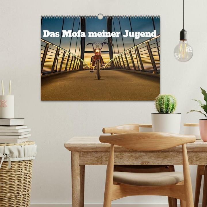 Produktbild Das Mofa meiner Jugend (Wandkalender 2025 DIN A3 quer), Monatskalender (A3, Deutsch)