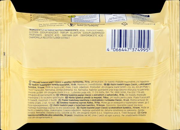 Produktbild dm Sanft&Sicher Feuchtes Toilettenpapier (1 x)
