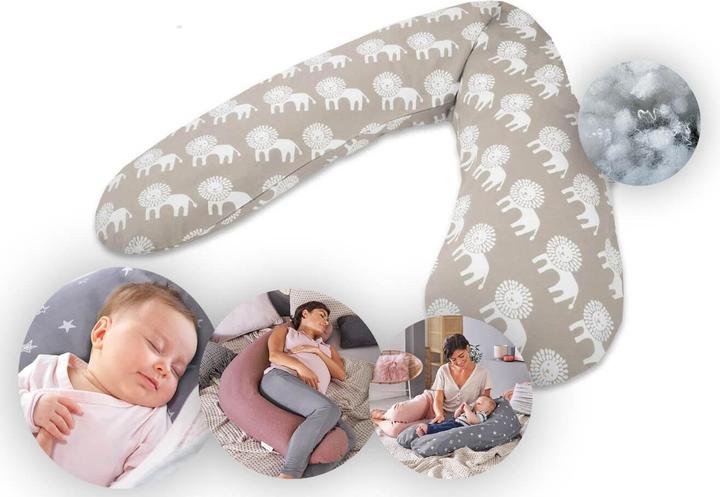 Immagine prodotto Theraline Cuscino per allattamento "The Original" con imbottitura in fibra cava di poliestere, fodera inclusa (38 cm)