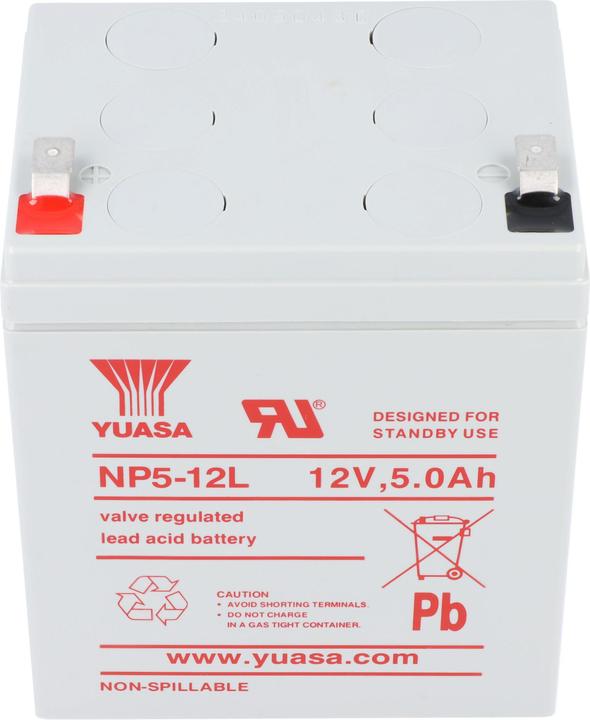 Image du produit Yuasa NPH5-12 Akku Blei PB 12Volt 5Ah (12 V, 5 Ah)