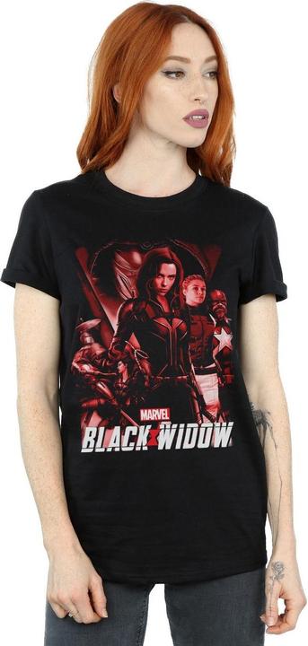 Immagine prodotto Black Widow Movie Red Group Maglietta Ampia Donna (4XL)