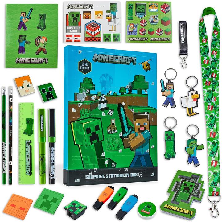 Actual product image Minecraft Surprise Stationary Box