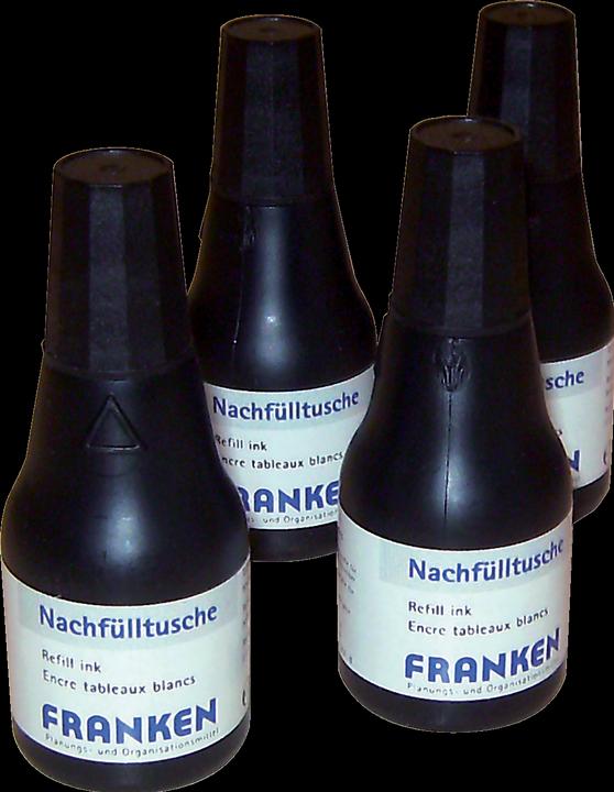 Franken Nachfülltusche für Marker und Jumbo-Marker (Marker Nachfülltusche, Schwarz)