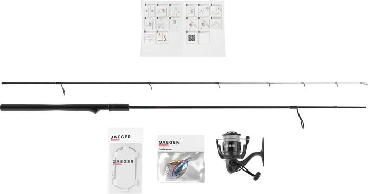 Image du produit Jaeger Trout Go Kit - Combo De Démarrage Pour La Truite (Tige ronde)