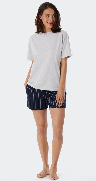 Image du produit Schiesser Mix & Relax Organic Cotton Pyjama chemise à manches courtes (48)