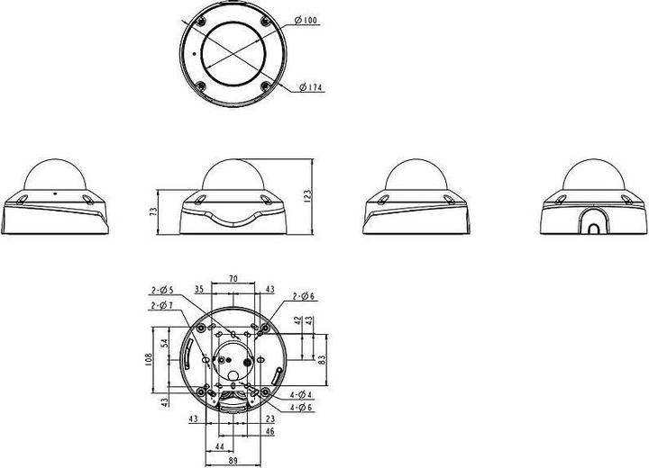 Produktbild Vivotek V-SERIE FD9387-EHTV-V3 Fixed Dome IP-Kamera, 5MP, IR, Outdoor, 7-22mm (2560 x 1920 Pixels)