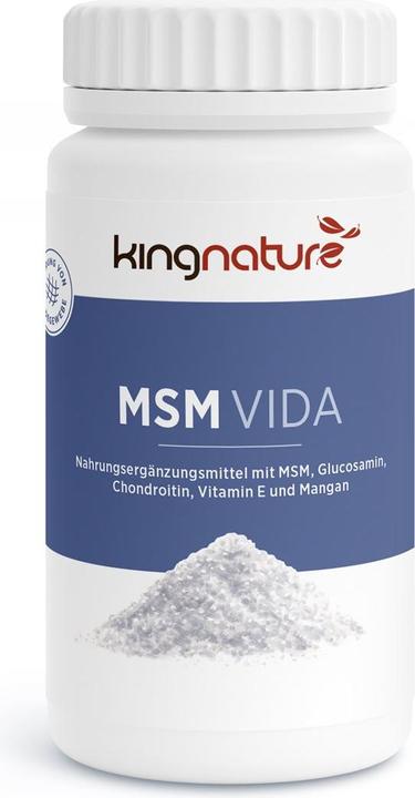 Produktbild Kingnature MSM Vida Kapsel 860 mg (60 Stück, Kapseln, 90 g)