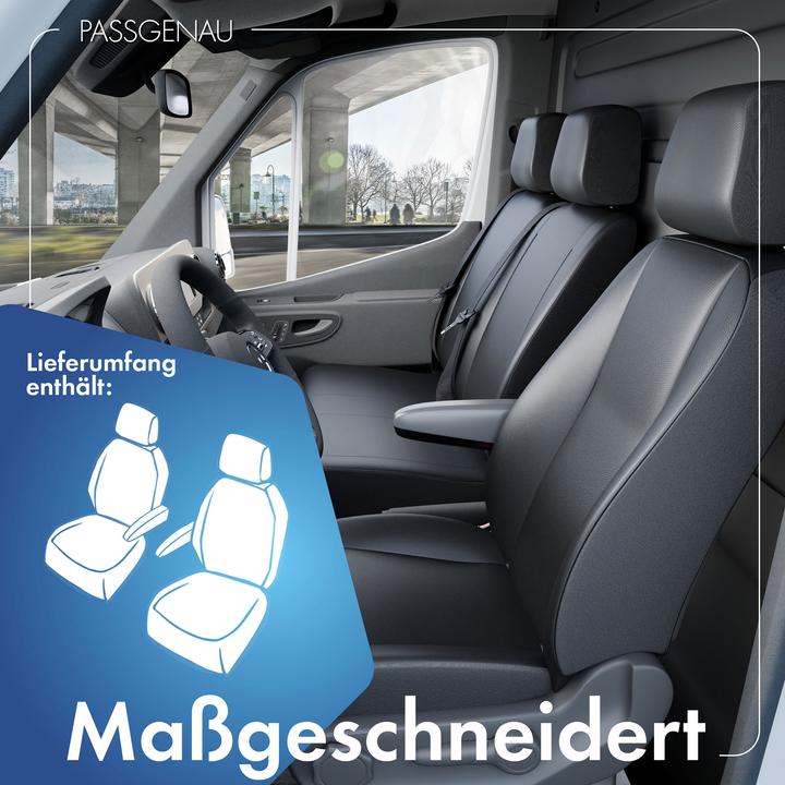 Actual product image Walser Seat covers for Mercedes Viano and Vito W638 & W639 for 2 ES for armrest inside BJ 06/2003 - 2013