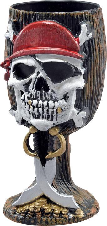 Image du produit Bristol Novelty Gobelet à crâne et sabres de pirate