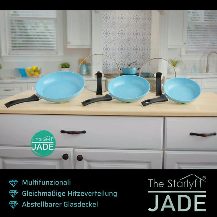 Immagine prodotto Starlyf Jade Pan Set (20 cm, Padella per friggere, Alluminio)