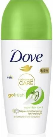 Produktbild Dove Roll On Advanced Care Cucumber and Green Tea Air Freshener Antiperspirant 48 Hour Protection Deodora (Roll-on, 50 ml)